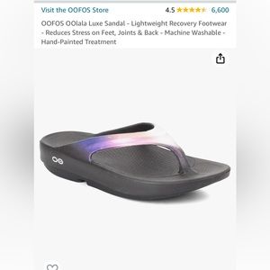 EUC OOFOS OOlala Luxe Sandals